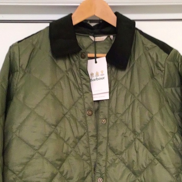 💥SALE💥 NWT Barbour Elizabeth Quilted Jacket, US 10 - Picture 9 of 16